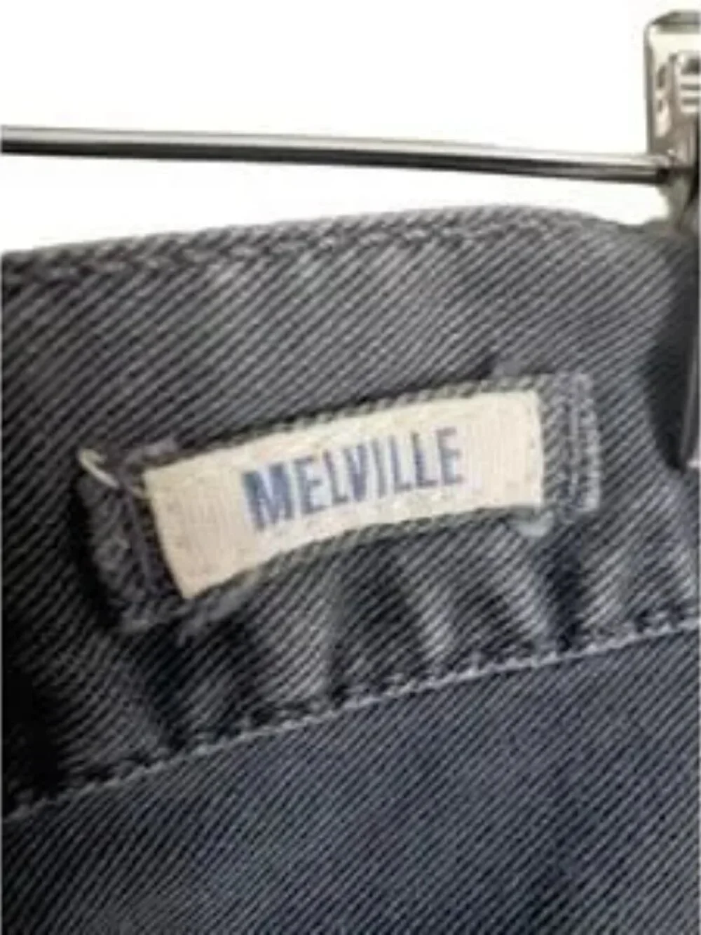 Gray Cutoff Denim Shorts - Picture 3 of 5